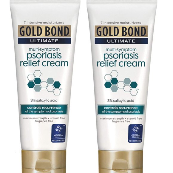 Gold Bond Ultimate Multi-Symptom Psoriasis Relief Cream - 2 packs (Brand New) - Picture 1 of 4